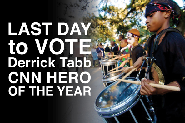 Vote for Derek Tabb - CNN Hero of the Year!