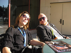 Doug Campbell and I. First conference buddy session. SXSW 2008.