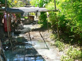 Walking path in a village I stayed in.