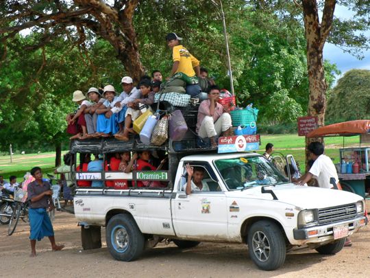 Over Capacity, Bagan, Burma, September 2009.