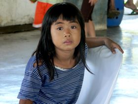 Teresa on Talim Island